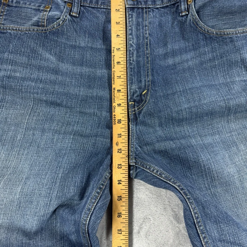 LEVI'S 569 Loose Straight Jeans Mens 40x32 Blue Faded‎ Baggy Y2K Retro
